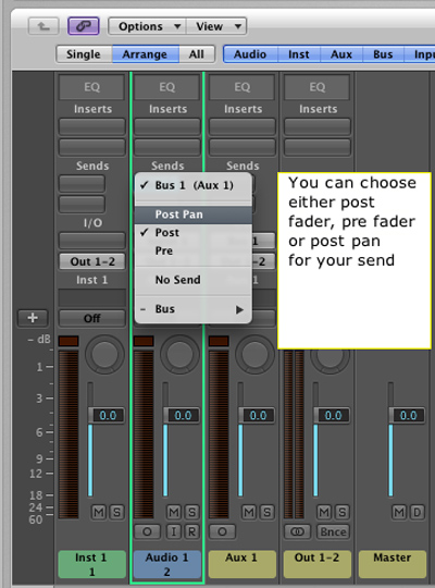 Pre and Post Fader Effects Tutorial