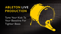 Tune your kick drum to tighten bass