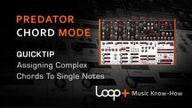 Quicktips predator using the chord player