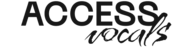 Access vocals black logo