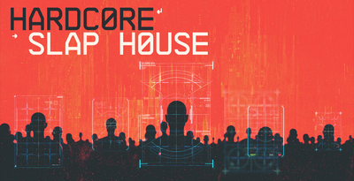 Producer loops hardcore slap house banner