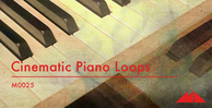 Modeaudio cinematic piano loops banner