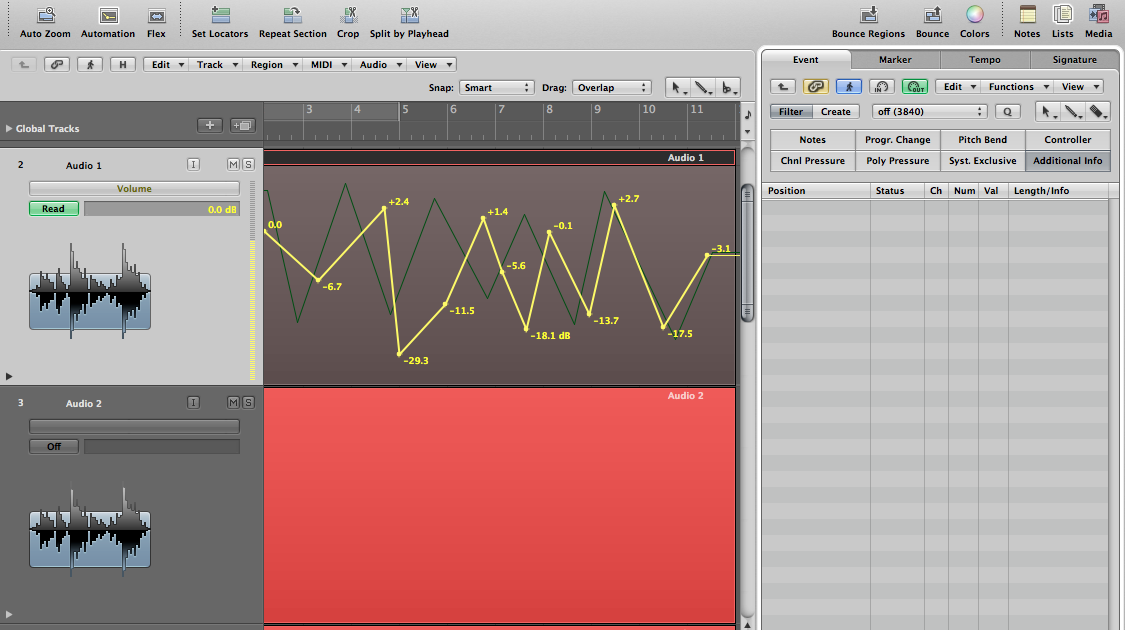 Logic Pro Automation Tutorial - Quantizing Automation With Event List