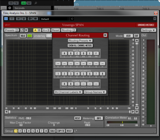 Cubase Tutorial - Send Multiple Signals To A Frequency Analyzer 