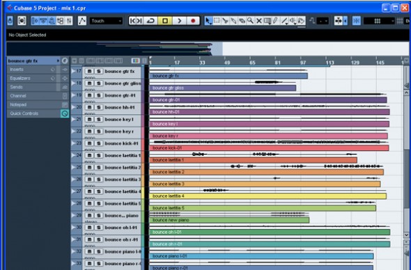 Be Organized Before Mixing With Cubase 