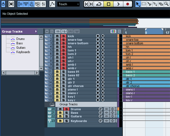 Be Organized Before Mixing With Cubase 