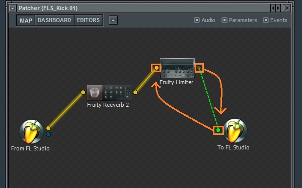 Gated Reverb with Patcher in FL Studio