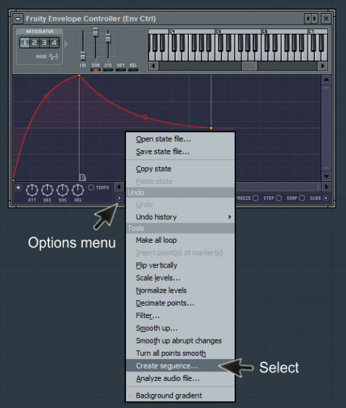 fl studio volume envelope