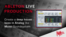 Mms ableton maxxisoundsystem analog deep house bass