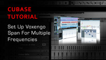Cubase tutorial send multiple signals to a frequency analyzer