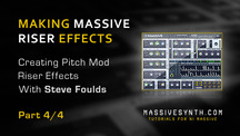 Massive synth create dubstep growl riser fx part4