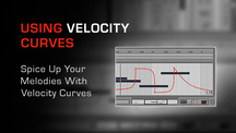 Spice up melodies with velocity curves