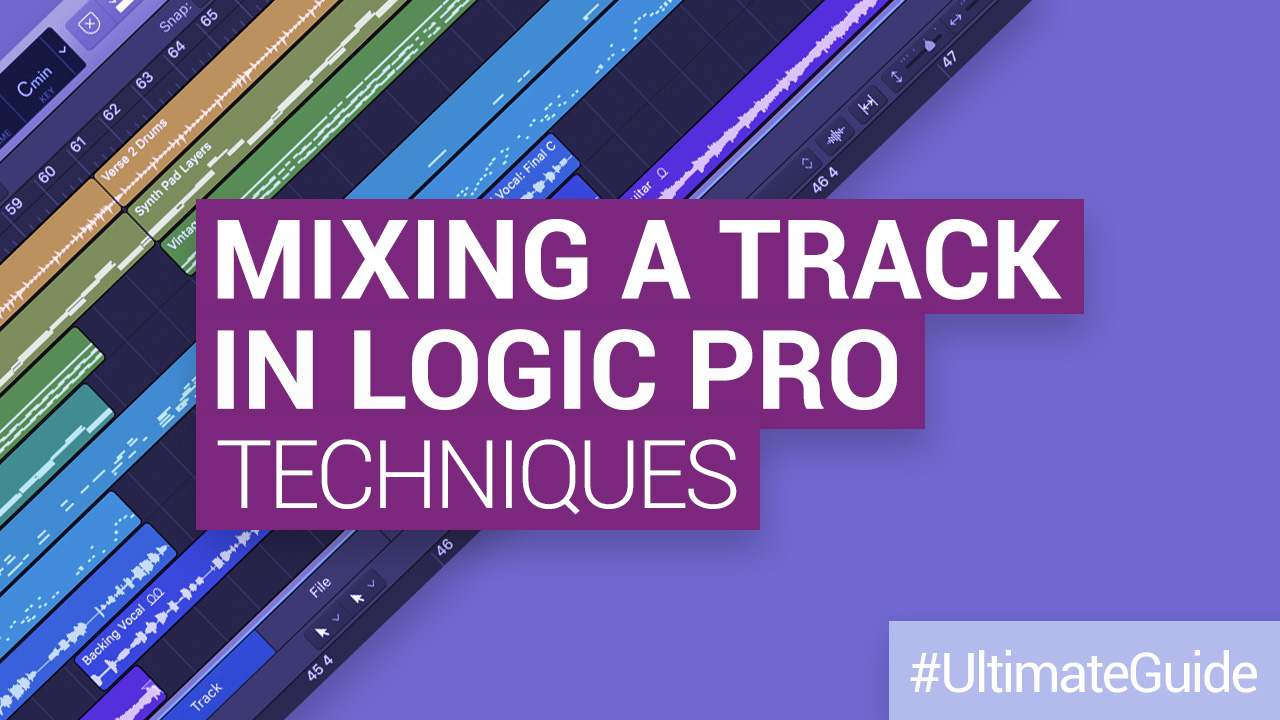 Mixing A Track In Logic Logic Pro Tutorial