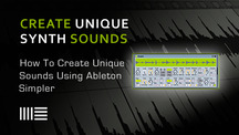 Create unique sounds with simpler edited