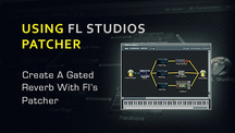 Gated reverb with patcher in flstudio