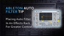 Ableton auto filter tip
