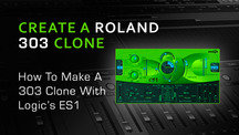 Studio tips logic create roland 303 with es1