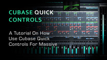 Cubase quick controls edited