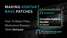 Making kontakt bass patches with defazed