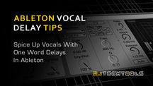 Ableton vocal one word delay tips