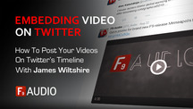 F9audio how to post videos to twitter timeline