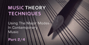 Music theory tips using major modes part2