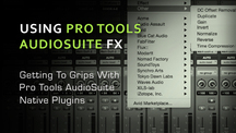 Using pro tools audiosuite only plugins