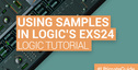 Loopmasters working with samples in logic exs24