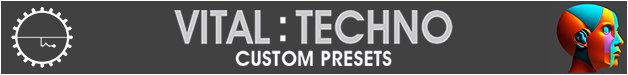 Loopmasters vital techno techno  custom vital presets  24 bit audio  synth leads  bass  sequences  tech house 628 x 75
