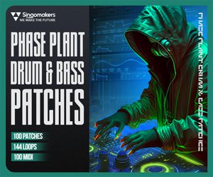 Loopmasters singomakers phase plant drum   bass patches 300 250
