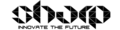 Sharp logo black