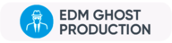 Edm ghost production for light logo