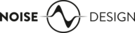Noise design logo black long
