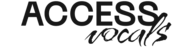 Access vocals black logo