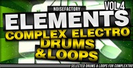 Cover noisefactory elements vol.4 complex electro drums   loops 1000x512