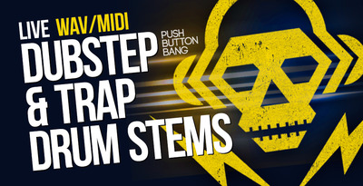 Live Drum Stems, Dubstep Snares, Trap Drum MIDI Files 