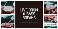 Live drum   bass breaks and drum loops