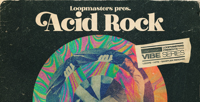 Royalty free acid rock samples  electric bass loops and guitar solos  live drum   organ loops  rectangle