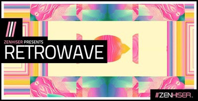 Retrowave banner zenhiser synthwave loops 512