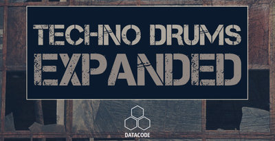 Datacode   techno drums expanded   banner