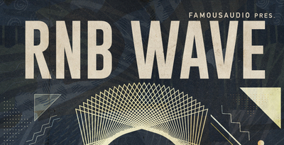 Famous audio rnb wave banner artwork loopmasters