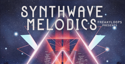 Freaky loops synthwave melodics banner artwork