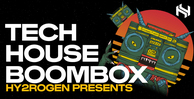 Hy2rogen tech house boombox banner artwork