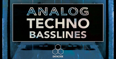 Datacode focus analog techno basslines banner artwork