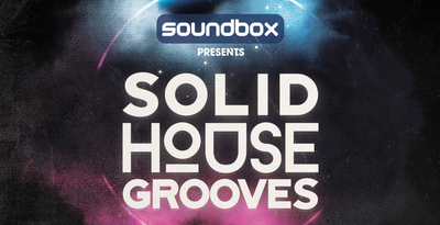 Soundbox solid house grooves banner artwork