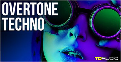 Industrial strength overtone techno banner artwork
