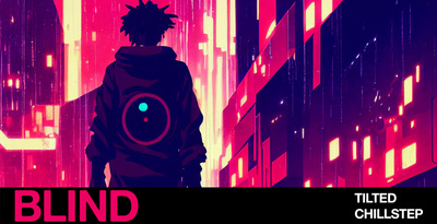 Blind audio tilted chillstep banner artwork