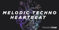 House of loop melodic techno heartbeat banner artwork
