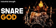 Industrial strength 6blocc snare god banner artwork