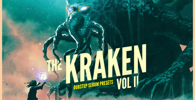 Black octopus sound the kraken volume 2 dubstep serum presets banner artwork